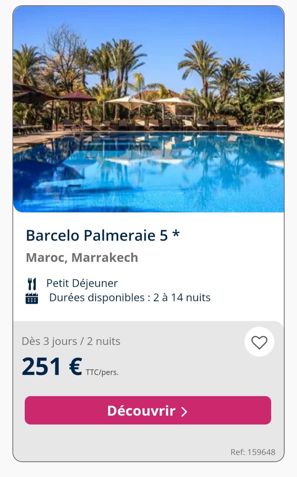 BARCELO PALMERAIE MARRAKECH